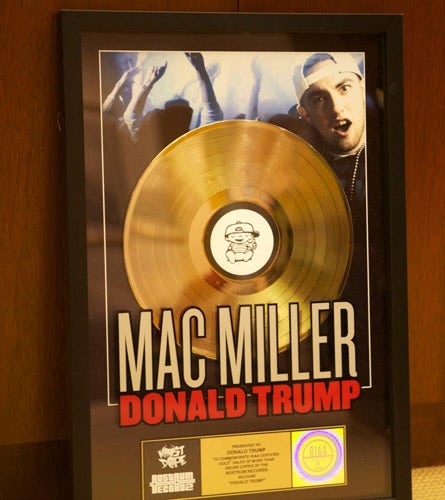 Donald Trump Plaque