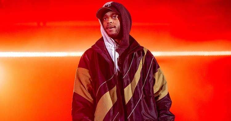 6LACK performs onstage during the 1st annual In My Feelz Festival