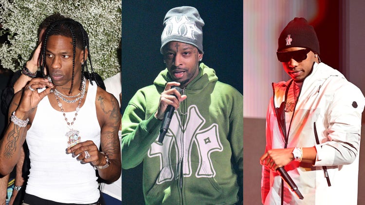 Travis Scott, 21 Savage and Rob49